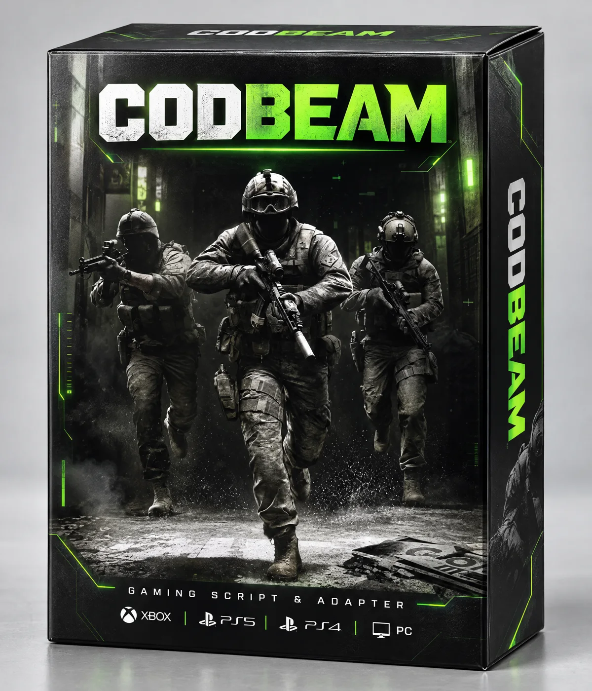 CODBeam gaming script and adapter box for Xbox, PS5, PS4 and PC