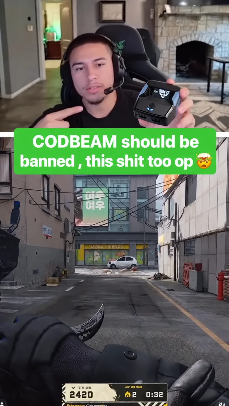 Creator holding a Cronus Zen: CODBEAM should be banned, too OP